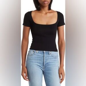 NWT Elodie Square Neck Seamless Top